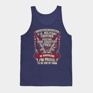 Proud US Veterans T Shirt | 7% of Americans Tank Top